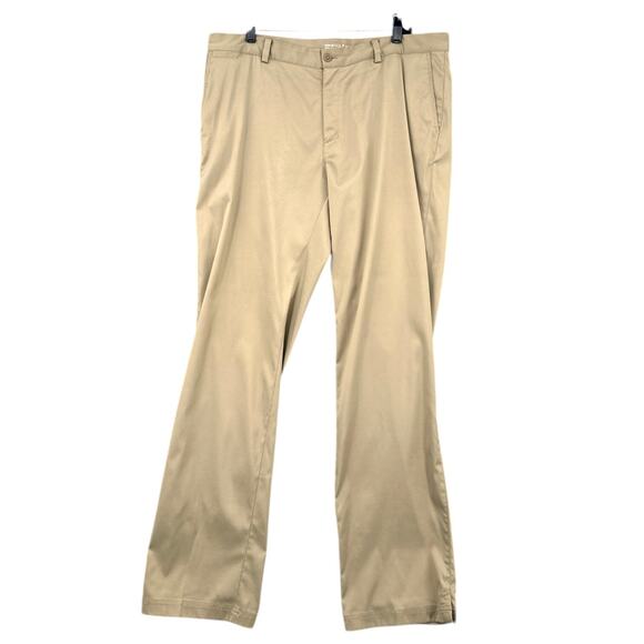 Nike Golf Tour Performance Beige Zip Fly Button Closure‎ Classic Pants 38 x 34 - Picture 1 of 9